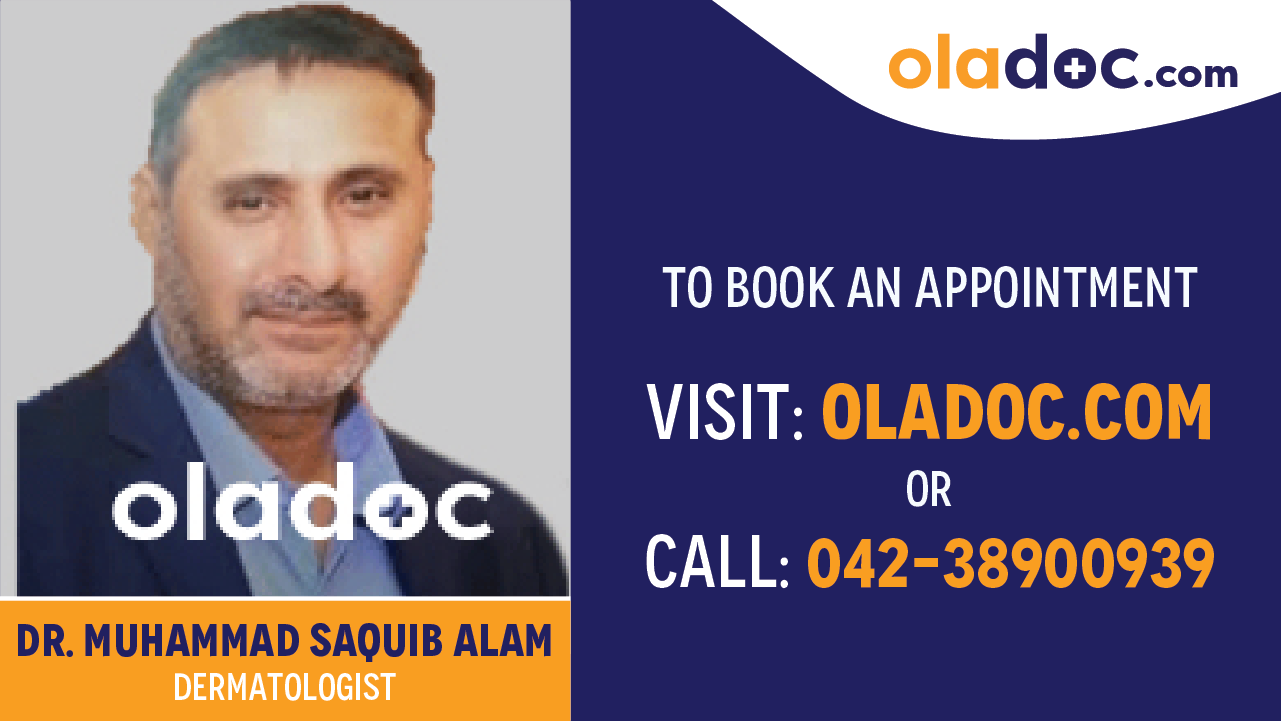 Book appointment with Dr. Muhammad Saquib Alam-best Dermatologist in Karachi
